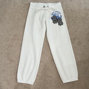 Varsity cropped joggers